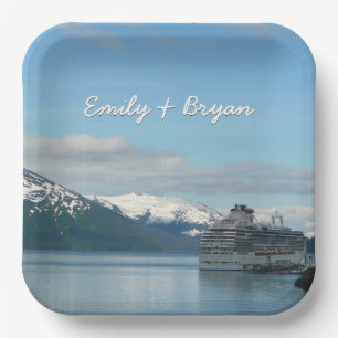 Alaskan Cruise Vacation Travel Photography Papieren Bordje