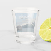 Alaskan Cruise Vacation Travel Photography Shot Glas (Achterkant)