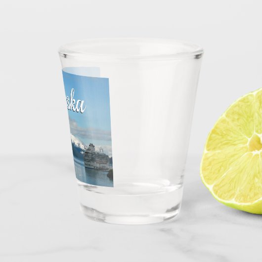 Alaskan Cruise Vacation Travel Photography Shot Glas (Rechts)