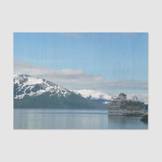 Alaskan Cruise Vacation Travel Photography Tissuepapier (Voorkant)