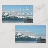 Alaskan Cruise Vacation Travel Photography Visitekaartje (Voorkant / Achterkant)