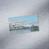 Alaskan Cruise Vacation Travel Photography Visitekaartje Magneet (Voorbeeld)