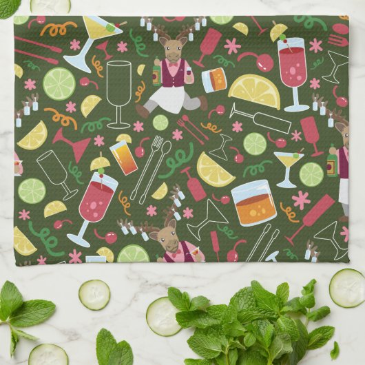 Alaskan Culinaire Artiest Green Tea Kitchen Towels Theedoek (Gevouwen)