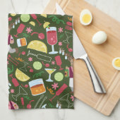 Alaskan Culinaire Artiest Green Tea Kitchen Towels Theedoek (Quarter Fold)