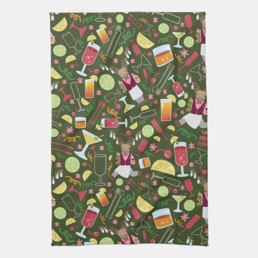 Alaskan Culinaire Artiest Green Tea Kitchen Towels Theedoek (Verticaal)
