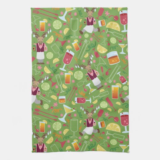 Alaskan Culinaire Kunstenaar Lime Green Kitchen To Theedoek (Verticaal)