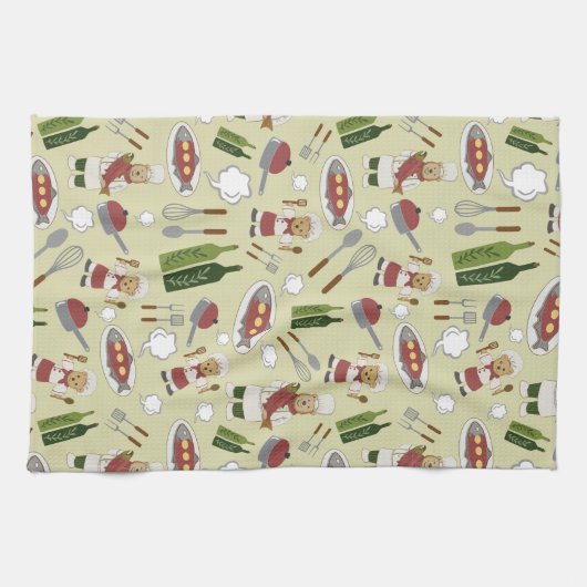 Alaskan Culinal Grizzly Honey Kitchen Towels Theedoek (Horizontaal)