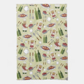 Alaskan Culinal Grizzly Honey Kitchen Towels Theedoek (Verticaal)