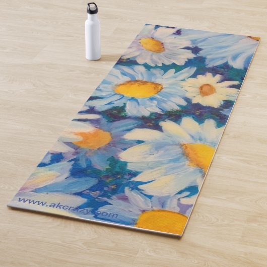 Alaskan Daisies Yoga Mat (In situ)