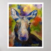 Alaskan de heer Moosey Moose Moose Print (Voorkant)