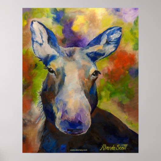 Alaskan de heer Moosey Moose Poster (Voorkant)