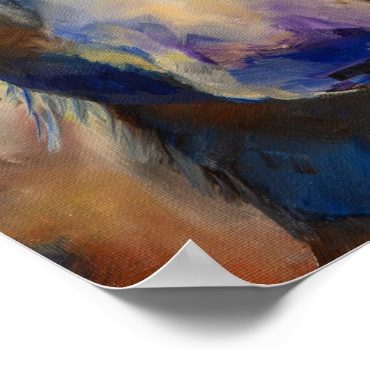 Alaskan de heer Moosey Moose Poster (Hoek)