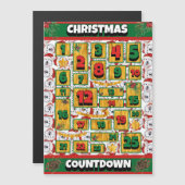 Alaskan Dog Counting Kerstmis Advent Calendar (Voorkant / Achterkant)