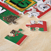 Alaskan Dog Counting Kerstmis Advent Calendar Legpuzzel (Zijkant)