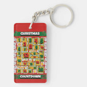 Alaskan Dog Counting Kerstmis Advent Calendar Sleutelhanger (achterkant)