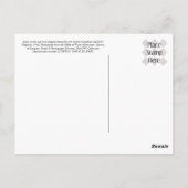 Alaskan Dogsled & Army Trucks Briefkaart (Achterkant)