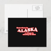 Alaskan, dorpsidioot briefkaart (Voorkant / Achterkant)
