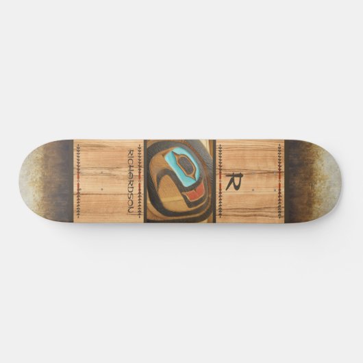 Alaskan Eagle Totem Skateboard (Horizontaal)
