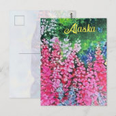 Alaskan Fireweed Briefkaart (Voorkant / Achterkant)