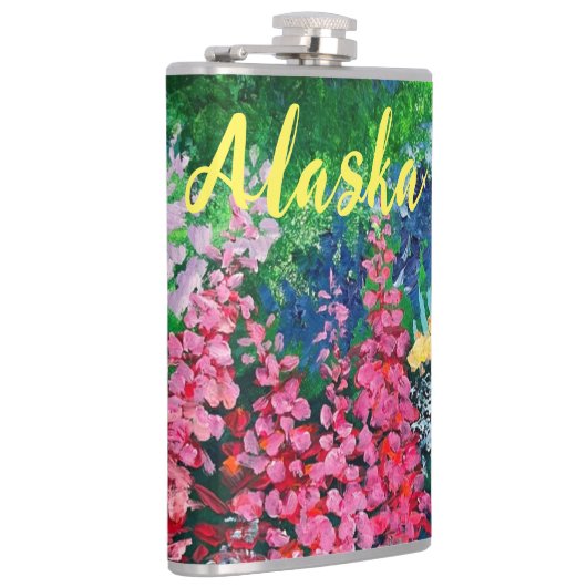 Alaskan Fireweed Flask Heupfles (Rechts)