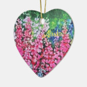 Alaskan Fireweed keramisch ornament (Links)