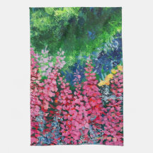 Alaskan Fireweed Kitchen Towel