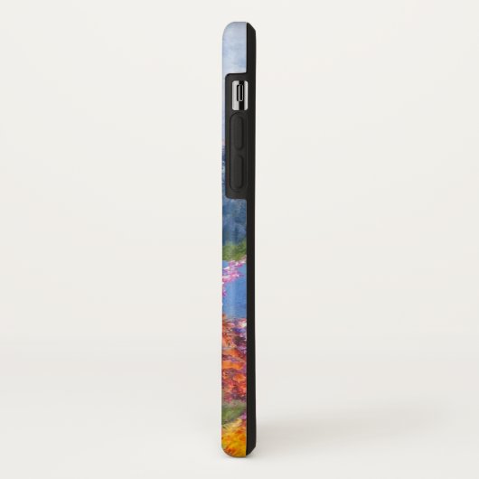 Alaskan Fireweed Mountain iphone X stoer hoesje (Achterkant/links)