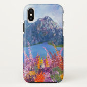 Alaskan Fireweed Mountain iphone X stoer hoesje (Achterkant)