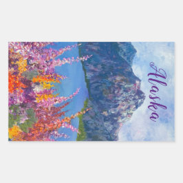 Alaskan Fireweed Mountain Sticker