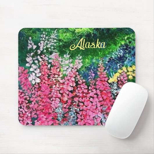 Alaskan Fireweed Mousepad Muismat (Met muis)