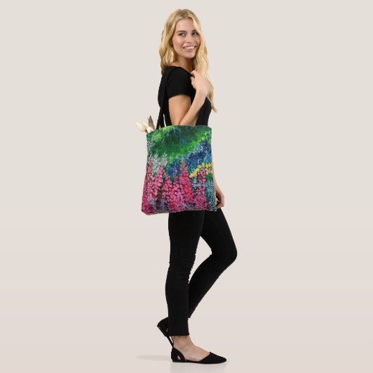 Alaskan Fireweed op voor/achter Fireweed Canvas ta Tote Bag (Op model)