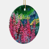Alaskan Fireweed Ornament_ALASKA eCeramic Ornament (Rechts)