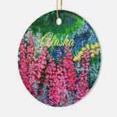 Alaskan Fireweed Ornament_ALASKA eCeramic Ornament (Links)