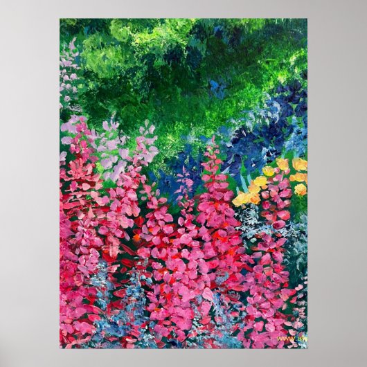 Alaskan Fireweed Poster (Voorkant)