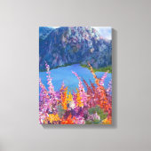 Alaskan Fireweed Stretched Canvas afdrukken (Voorkant)