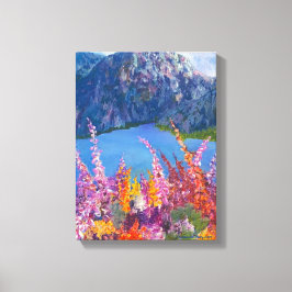 Alaskan Fireweed Stretched Canvas afdrukken