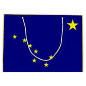 Alaskan Flag Gift Bag Large Cadeautasje (Achterkant)