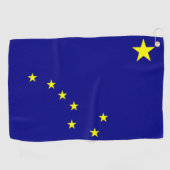 Alaskan Flag Golf Towel Golfhanddoek (Horizontaal)