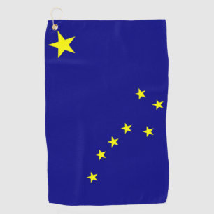 Alaskan Flag Golf Towel Golfhanddoek