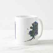 Alaskan Flag + Map Mok (Voorkant rechts)