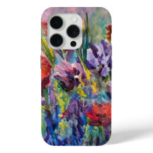 Alaskan Flowers iphone 15 pro hoesje