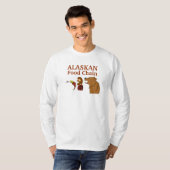 Alaskan Food Chain Funny Alaska Souvenir T-shirt (Voorkant volledig)