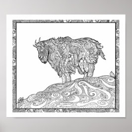 Alaskan-gebergte Poster