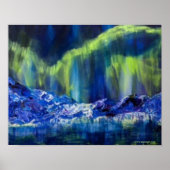 Alaskan Glacial Reflections Poster (Voorkant)