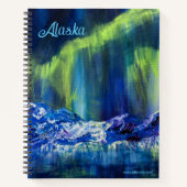Alaskan Glacial Reflections spiral notitieboek 8.5 (Voorkant)