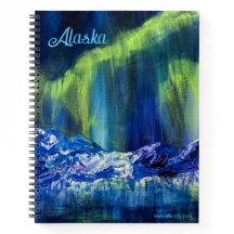 Alaskan Glacial Reflections spiral notitieboek 8.5