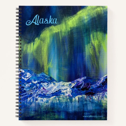 Alaskan Glacial Reflections spiral notitieboek 8.5 (Voorkant)