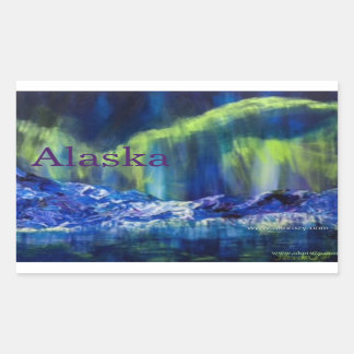 Alaskan Glacial Reflections sticker