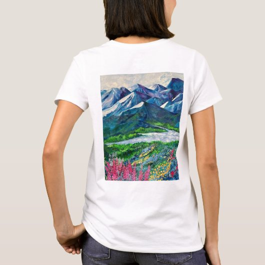 Alaskan Glacial Reflections T-shirt (Achterkant)