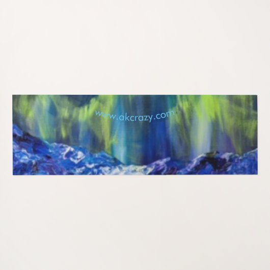 Alaskan Glacial Reflections Yoga Mat (Achterkant (horizontaal))